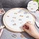 92-Slot Wooden Ring Jewelry Display Round Tray EDIS-WH0030-20A-3