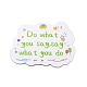 50Pcs Inspirational Theme Cartoon English Word Paper Sticker Label Set DIY-G078-01-3