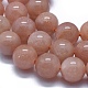 Natürliche orange Sonnenstein Perlen Stränge G-D0013-76B-3