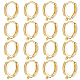 16 шт. латунные серьги-кольца FIND-DC0006-91G-1