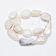 Chapelets de perles d'agate naturelle G-G747-01A-2