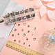 Sunnyclue 240 pièces 12 capuchons de perles en alliage de style FIND-SC0004-38-3