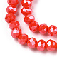 Chapelets de perles en verre électroplaqué&nbsp;X-EGLA-A034-P10mm-A10-2