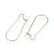 304 Stainless Steel Hoop Earrings Findings STAS-Q223-11A-1