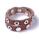 Bracelet en cuir faisant AJEW-R024-09-1