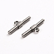 304 Stainless Steel Toggle Clasps Parts STAS-D142-04C-P-2