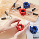 SUPERFINDINGS 9Pcs 5 Style ABS Plastic Barbell Clamps FIND-FH0002-68-5