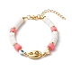 Bracelets de perles en pâte polymère BJEW-JB06565-4