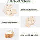 Wood Earring Display Card with Hanging Hole DIY-WH0320-20G-4