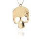 Crâne strass en alliage gros pendentifs TIBE-M001-178-2