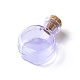 Flat Round Miniature Glass Bottles GLAA-H019-05B-2