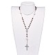 Collane di perle di rosario in lega stile tibetano NJEW-JN02455-01-5
