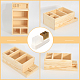 GLOBLELAND Wooden Nail Drill Bits Holder Stand with 2Pcs Nail Drill Bits Cleaning Brush 12 Holes Nail Drill Bits Holder Organizer Nail Drill Machine Storage Box for Professional Nail Salon or Home MRMJ-GL0001-13-3
