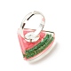 Jelly Color 3D Resin Fruit Adjustable Ring RJEW-JR00455-6