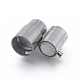 304 Stainless Steel Magnetic Clasps with Glue-in Ends STAS-D242-30P-2
