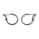 Brass Hoop Earrings KK-I665-26A-B-1