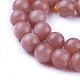 Grade naturel un brins de perles sunstone G-G785-03D-3