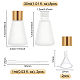 Botella de subpaquete de aromaterapia de vidrio mate benecreat MRMJ-BC0002-92-2