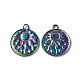 Ion Plating(IP) 304 Stainless Steel Pendant Cabochon Settings STAS-G278-01MC-1