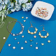 PandaHall Elite 90Pcs 9 Style Brass Beads KK-PH0005-35-3