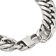 Не тускнеющие браслеты из кубинской цепи из нержавеющей стали 304 для мужчин BJEW-B093-03P-3