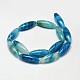 Dyed Rice Natural Agate Bead Strands G-M285-01D-2