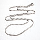 316 colliers de chaînes vénitiennes en acier inoxydable chirurgical NJEW-JN01293-04-1