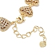 Браслеты-цепочки из латуни с покрытием стойки BJEW-R317-06G-3