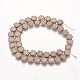Electroplated Non-magnetic Synthetic Hematite Beads Strands G-K259-05H-2