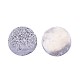 Galvanisieren drusy natürlichen Kristall Cabochons G-L047-25mm-02-1