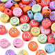 Opaque Mixed Color Acrylic Beads MACR-T038-10-S-1