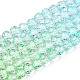 Chapelets de perles en verre transparente   X1-GLAA-E036-07R-2