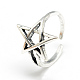 Adjustable Alloy Cuff Finger Rings RJEW-S038-052-1