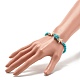 Synthetic Turquoise(Dyed) Starfish & Turtle Stretch Bracelet BJEW-JB07702-02-3