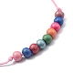 Bracelets réglables en corde de polyester ciré coréen BJEW-JB05482-4
