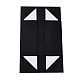 折りたたみ式厚紙箱  フリップカバーボックス  磁気ギフトボックス  長方形  ブラック  20x18x8.1cm CON-D011-01D-2