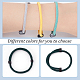 Anattasoul 20 шт. 20 цвета плетеная веревка полиэфирный шнур браслеты набор BJEW-AN0001-49-6