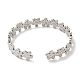304 bracelets manchette en acier inoxydable pour femmes BJEW-L682-013P-2