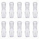 透明なプラスチック製の化粧品クリームジャー  ポットダイヤモンドクリームボックス  ふた付き  空の瓶  詰め替えボトルと透明プラスチック漏斗ホッパー  透明 DIY-BC0011-07-1