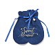 Bolsas de satén con bolsas de regalo de joyería con cordón ABAG-XCP0001-07-2