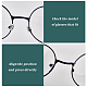 Gorgecraft 24 paires 3 styles de plaquettes de nez en silicone pour lunettes FIND-GF0004-33-7