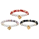 3шт 3 цвета браслеты с подвесками из нержавеющей стали 304 BJEW-JB12049-2