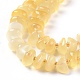 Natural Honey Calcite Beads Strands G-L505-37-2