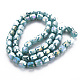 Cuisson opaque de perles de verre peintes EGLA-N006-008-B05-2