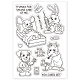PandaHall Animal Dog Clear Stamp DIY-WH0167-56-657-7