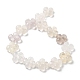 Chapelets de perles en agate blanche naturelle G-P520-A01-01-3