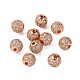 Perline in ottone zirconi ZIRC-F001-02RG-3