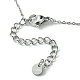 Collana pendente con perle di conchiglia naturale AJEW-Z025-04P-3