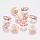 Faceted Glass Rhinestone Charms RGLA-F049-8mm-223PS-1