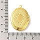 Acumular colgantes medallón de latón chapado KK-K277-05G-3